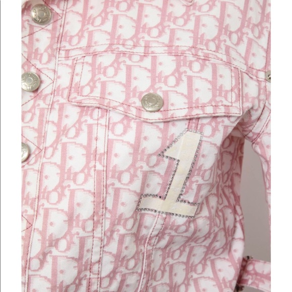 VTG Christian Dior Pink and White Trotter Jacket - Picture 3 of 7